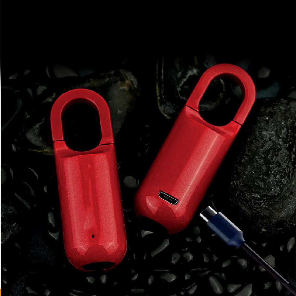 Portable USB Rechargeable Fingerprint Lock: Secure Your Backpack, Gym Locker, House Door, or Luggage with Ease