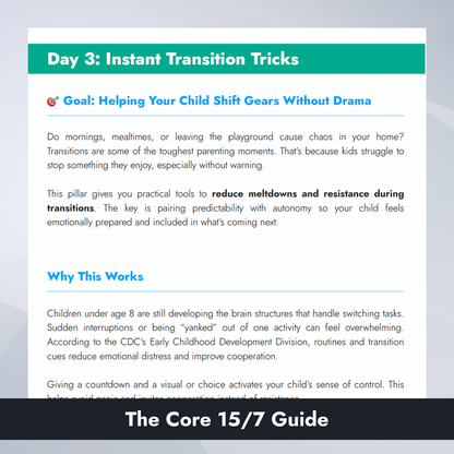 The 15/7 Listen-Without-Yelling Guide