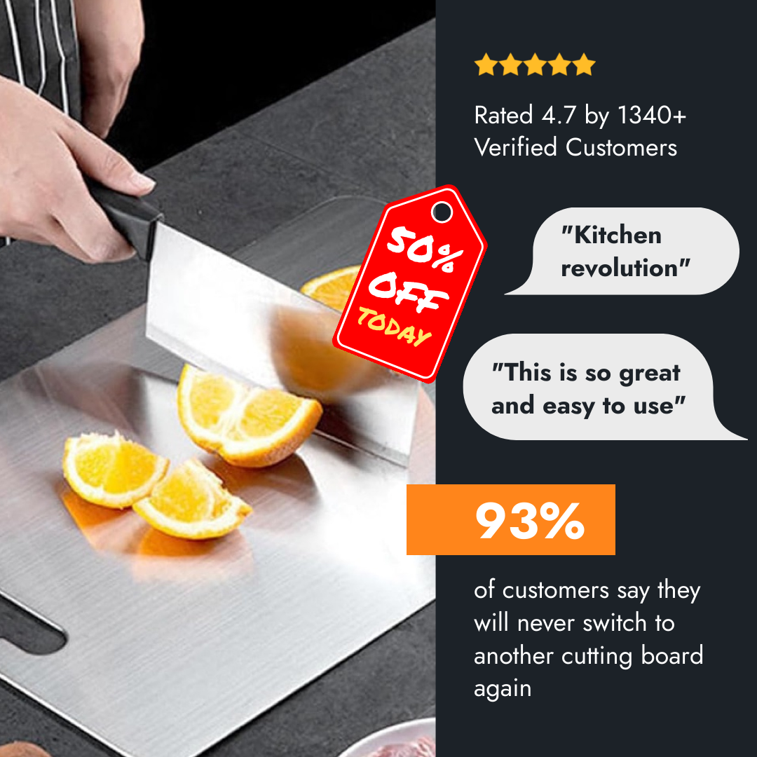 HOMEVOLUTION™ Titanium Cutting Board