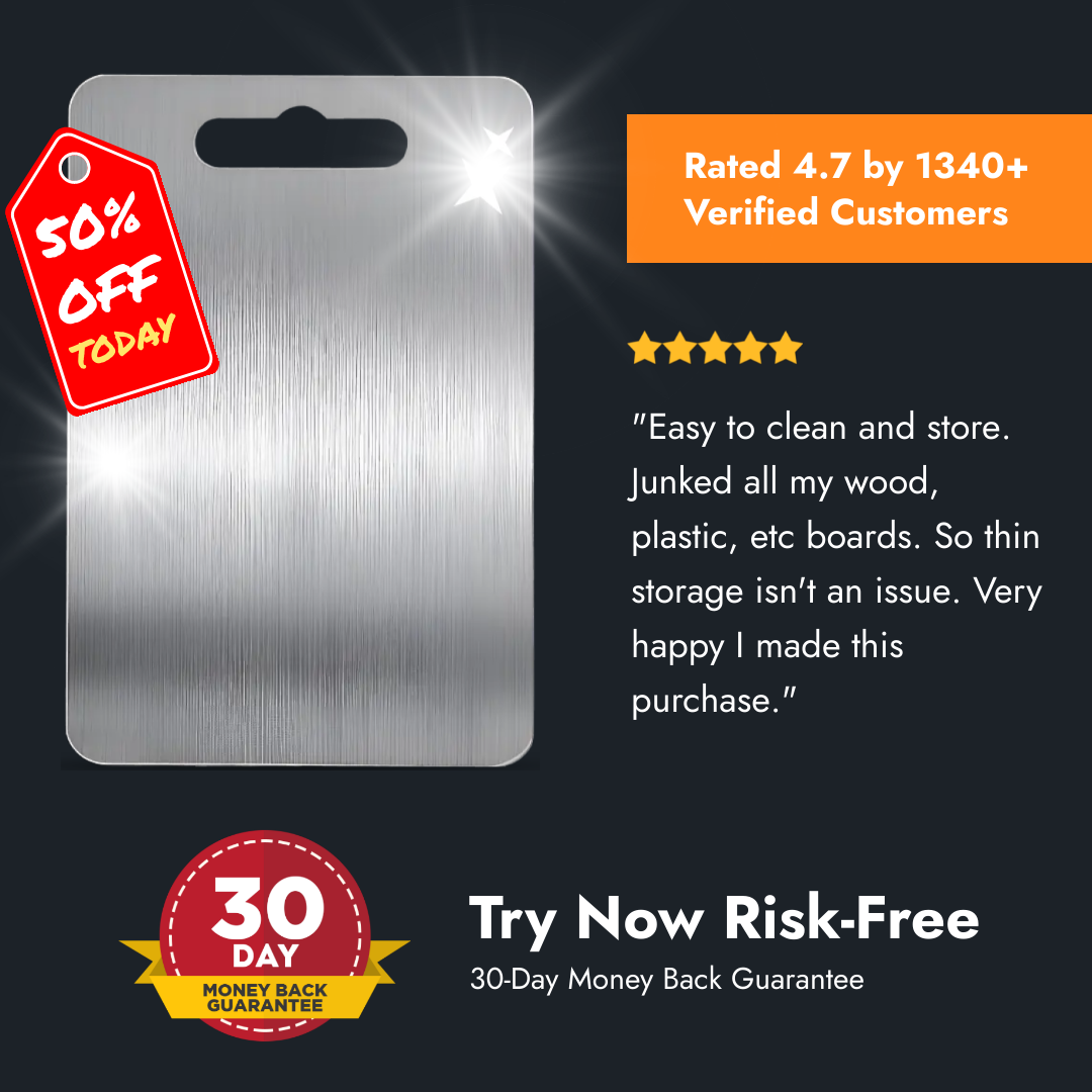 HOMEVOLUTION™ Titanium Cutting Board